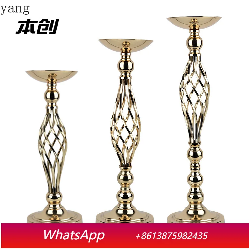 

CX creative wedding arrangement flower utensils hotel home dining table decoration crystal vase