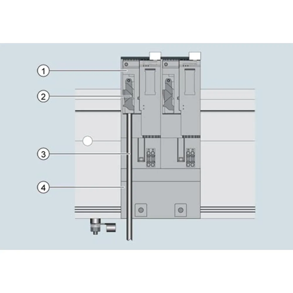 Hy-Tech ET200SP HA BA 2XFC Fast Connect Bus Adapter für PROFINET Industrial Automation 6DL1193-6AF00-0AA0