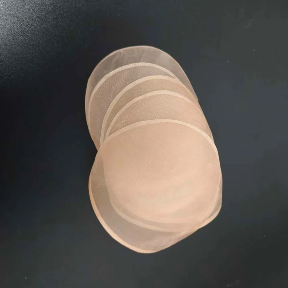 Afbeelding 7: 1-5PCS 6x6inch Mono Net-Basis Voor Het Maken Van Pruiken Cap Zwitserse Kant voor Haar Topper Accessoires Sluiting Basis Netten