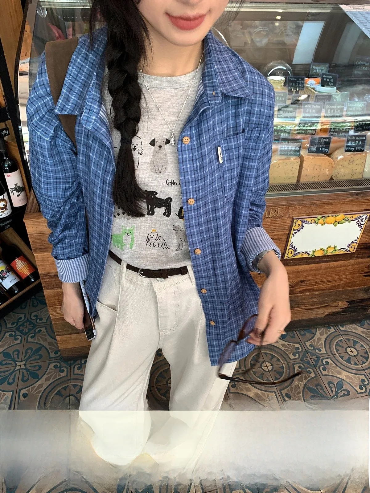 

Вязаная футболка Sisilyon Long Sve с принтом ручной работы, из приятной для кожи шерстяной смеси, повседневная, свободного кроя, для осени