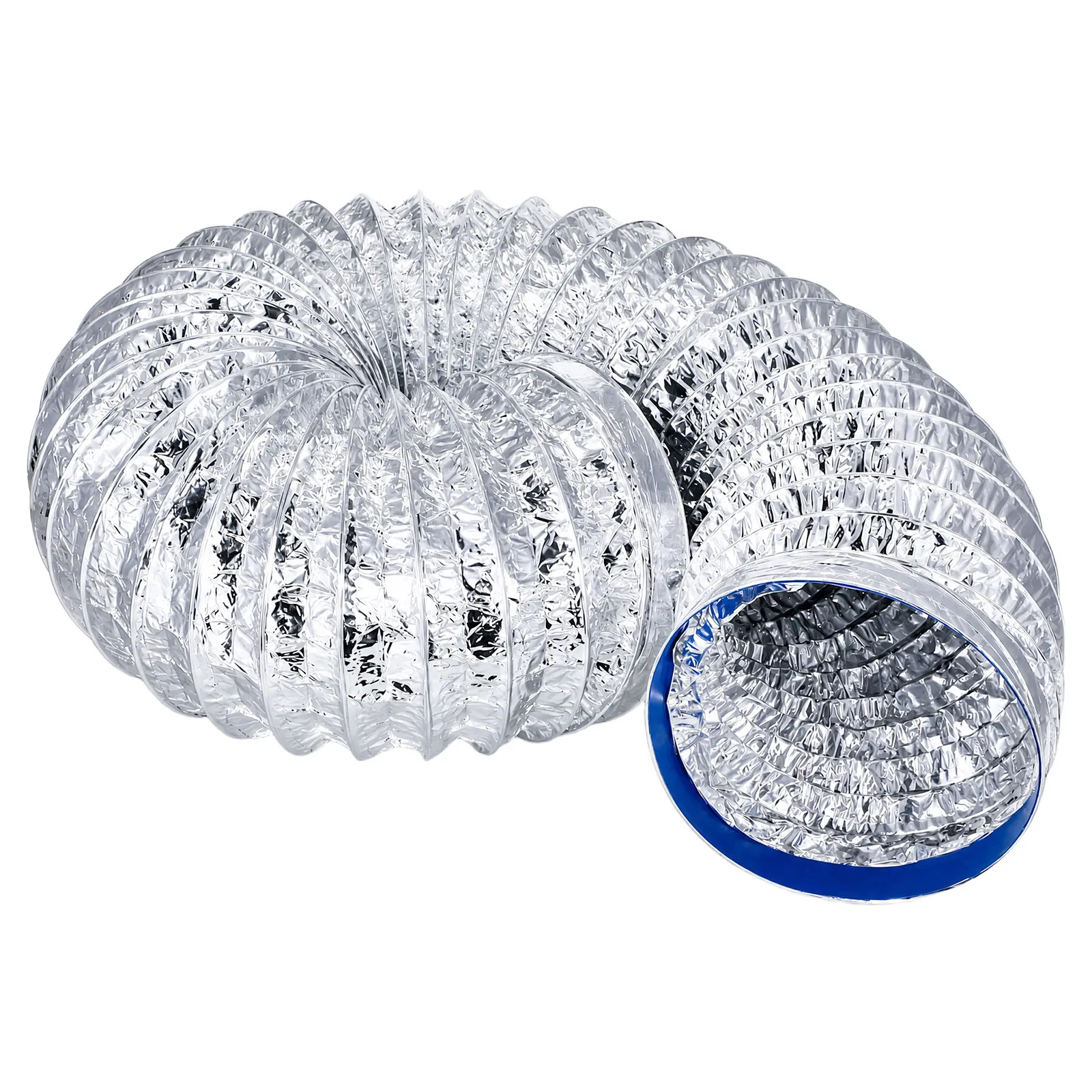 1Pcs Fire Resistant Aluminum Foil Exhaust Hose Thick Flexible Ventilation Duct for Hvac Dryer Vent Kitchen Air Conditioning