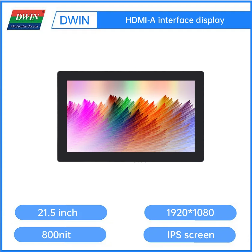 DWIN 21,5-дюймовый 800nit 1920*1080 IPS Интерфейс HDMI Модуль ЖК-дисплея Антибликовый емкостный сенсорный экран DWIN 21,5-дюймовый 800nit 1920*1080 IPS Интерфейс HDMI Модуль ЖК-дисплея Антибликовый емкостный сенсорный экран