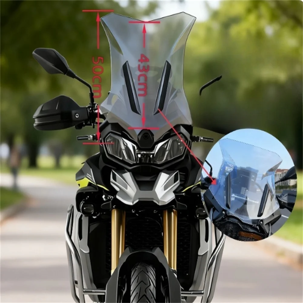 

For VOGE DS900X DS 900X High quality Modified windshield with Feng Shui Bird Same model Water Bird model