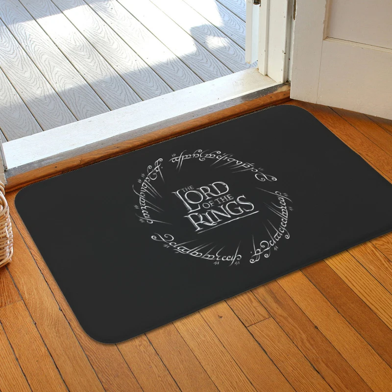 Door Mat for Bathroom Non-slip G-Lord of the G-Rings Corridor Kitchen Bedroom Rug Carpet Entrance of House Home Decor Items