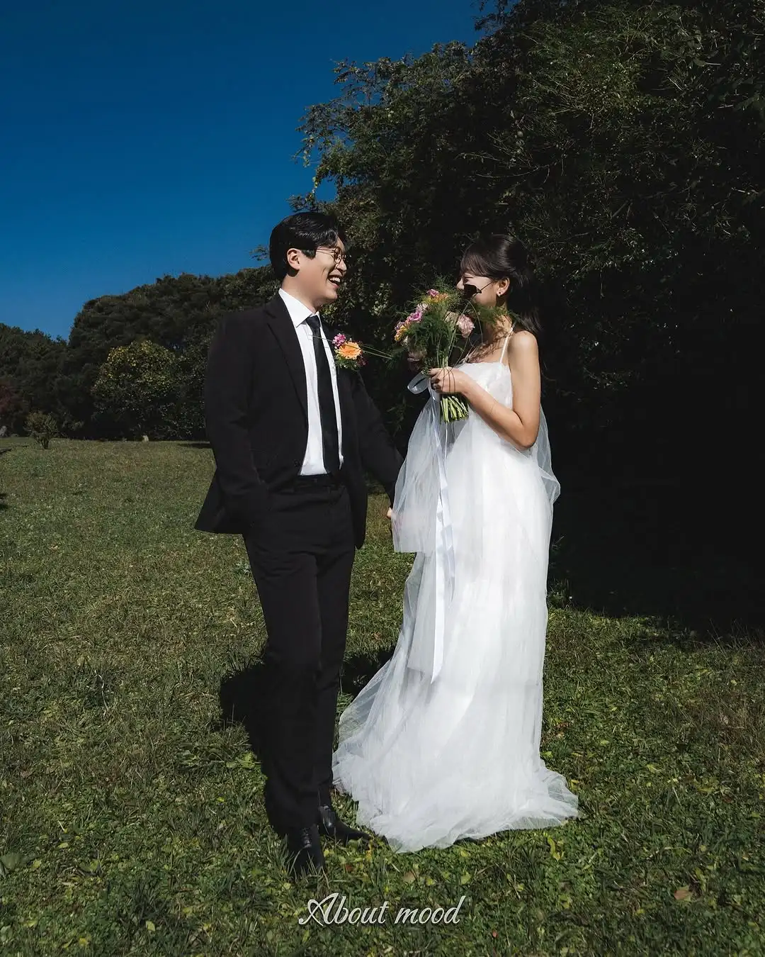 MD 간단한 스파게티 스트랩 Tulle 웨딩 드레스 Tiered Pleat 한국 Photoshoot 바닥 길이 신부 가운 맞춤형 2025 웨딩드레스