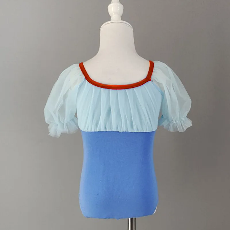 Girls Dance Costume Children Practice Clothes Summer Ballet Gymnastics Clothes Kids Snow White Dress Cotton Tutu Dress - view 5