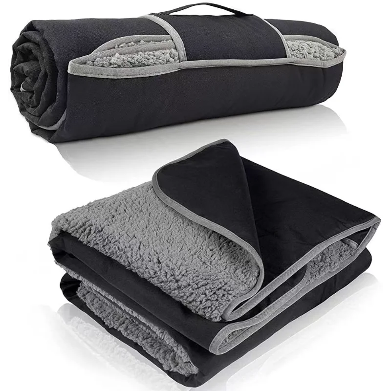 1pcs Portable Blanket Outdoor Waterproof Camping Blanket Wild Camping Blanket Washable Camping Rug Thickened