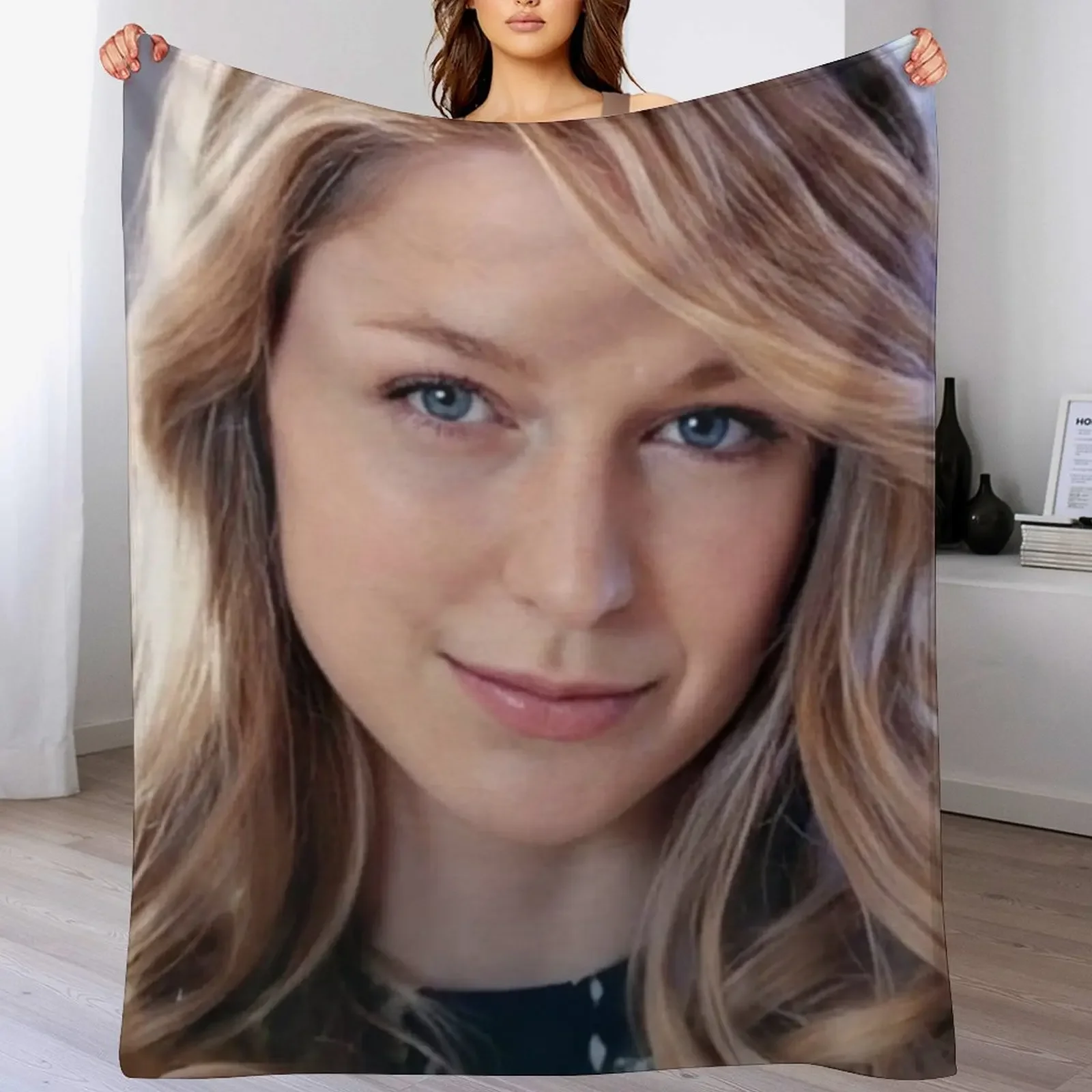 

melissa benoist Throw Blanket Luxury Throw Weighted Plaid Thins Blankets