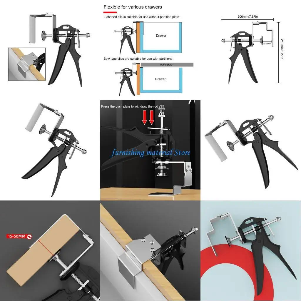 Y5GD Компактные и портативные зажимы для крепления ящика Зажимы для установки ящика для удобного использования в различных целях