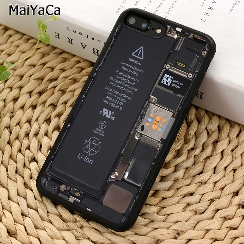 

MaiYaCa Inside Circuits Phone Case For iPhone 17 Air 16 15 14 11 12 13 Pro MAX Plus coque Shell