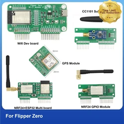 Flipper Zero Modules WiFi DevBoard Multiboard CC1101 NRF24 GPS ESP8266 Air Mouse Module Official