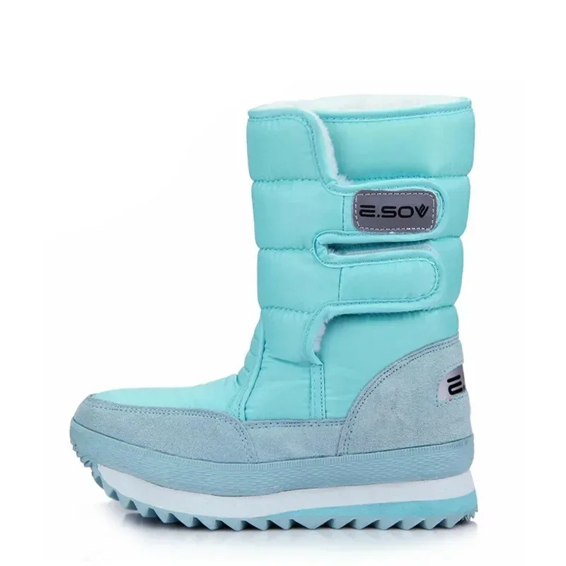 Snow Boots 2025 Brand Women Winter Boots Mother Shoes Antiskid Waterproof Flexible Women Fashion Casual Boots Plus Size 42