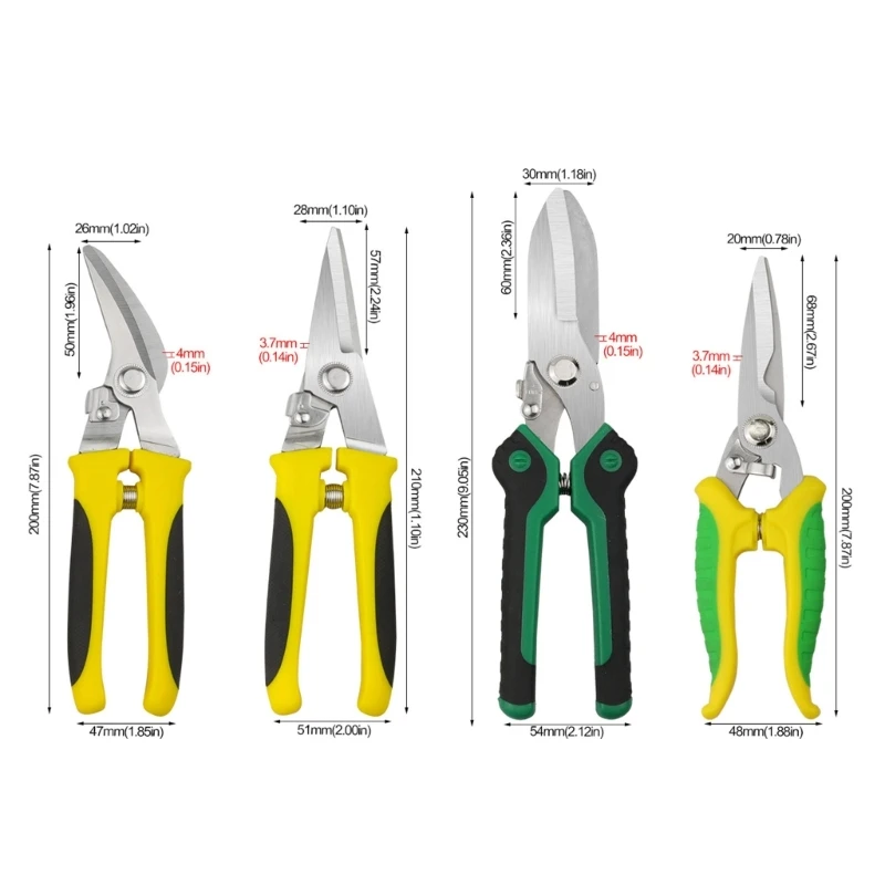 Ergonomic Shears Wire Cutting Nonslip Grip for Efficient Wire Cutting Experience