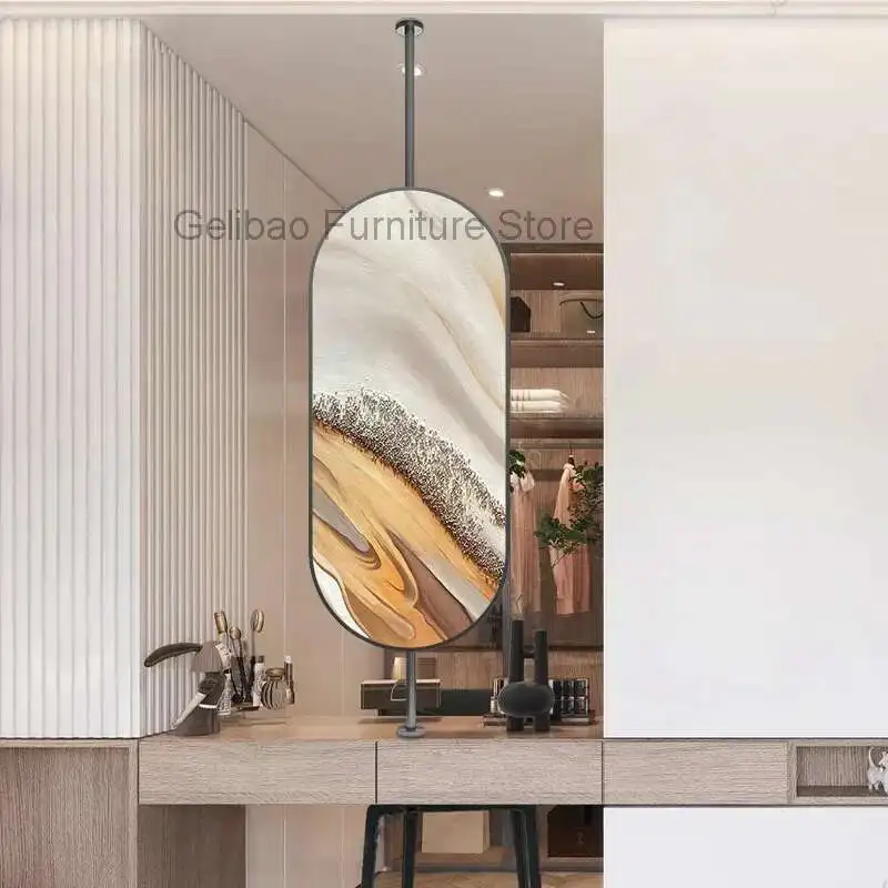 Bathroom Mirror With Light Shaving Wall Adhesive Sticker Large Decorative Mirrors Led Vanity Dressing Table Shower Accessories
