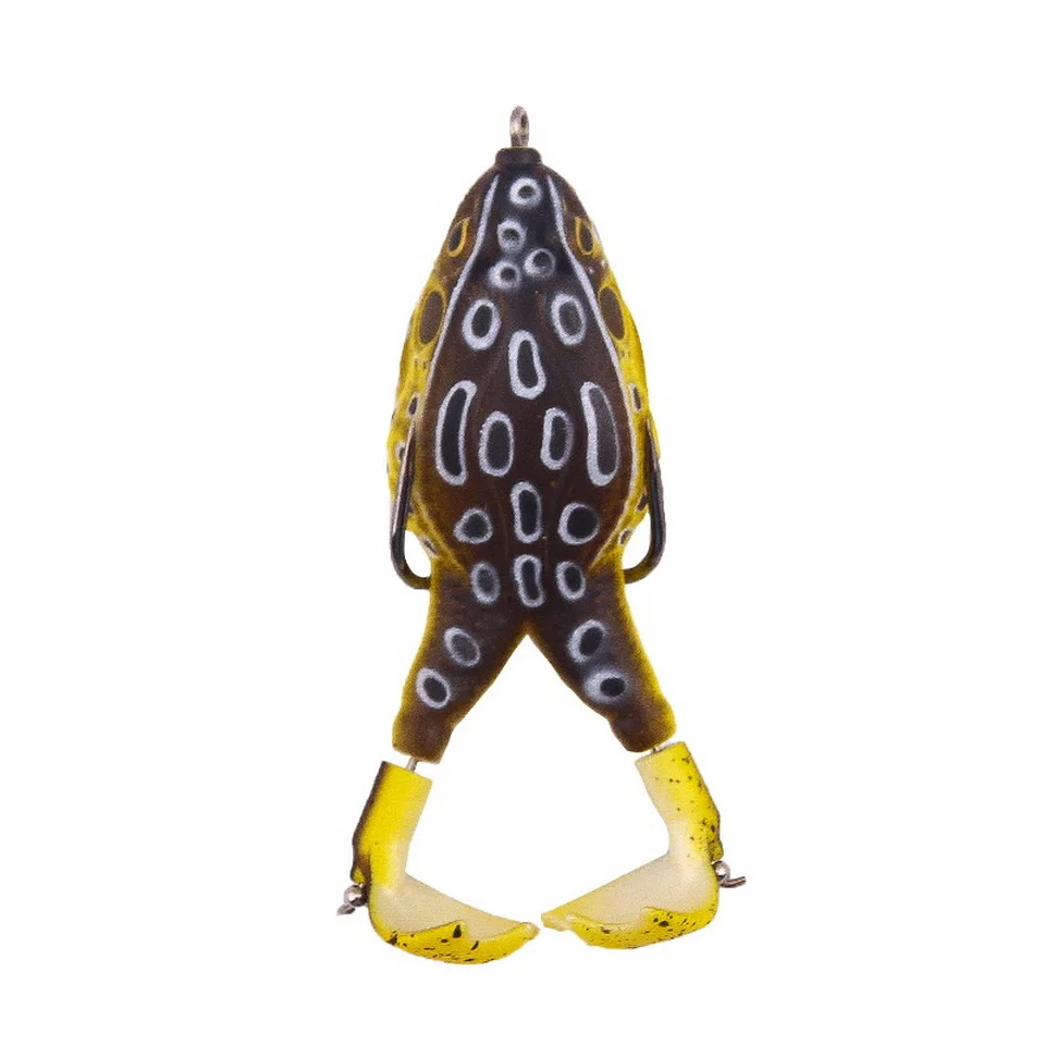 Frosch Köder Doppel Propeller Beine Silikon Weiche Köder 13,6g 16,6g Topwater Wobbler Künstliche Köder Für Bass Wels angeln Werkzeuge – Detail 8
