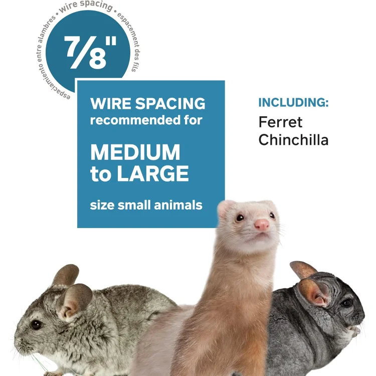 485 Dom dla fretki Feisty ze stojakiem, czarny młotek