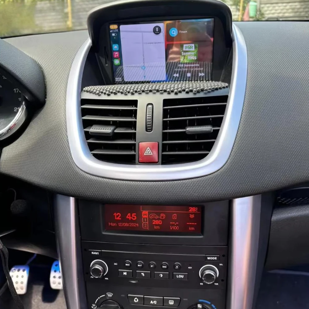 Wireless CarPlay Autoradio For Peugeot 207 207CC 2006-2015 Car Radio Multimidia Android Aut Car Android 15  BT 5G WIFI No 2din image 6