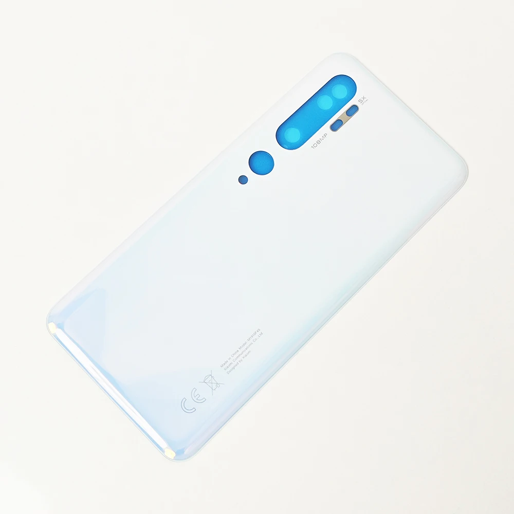 A+ high quality Back Glass Cover For Xiaomi Mi Note 10 Pro, Note10 ,Back Door Replacement Battery Case, Rear Housing Cover