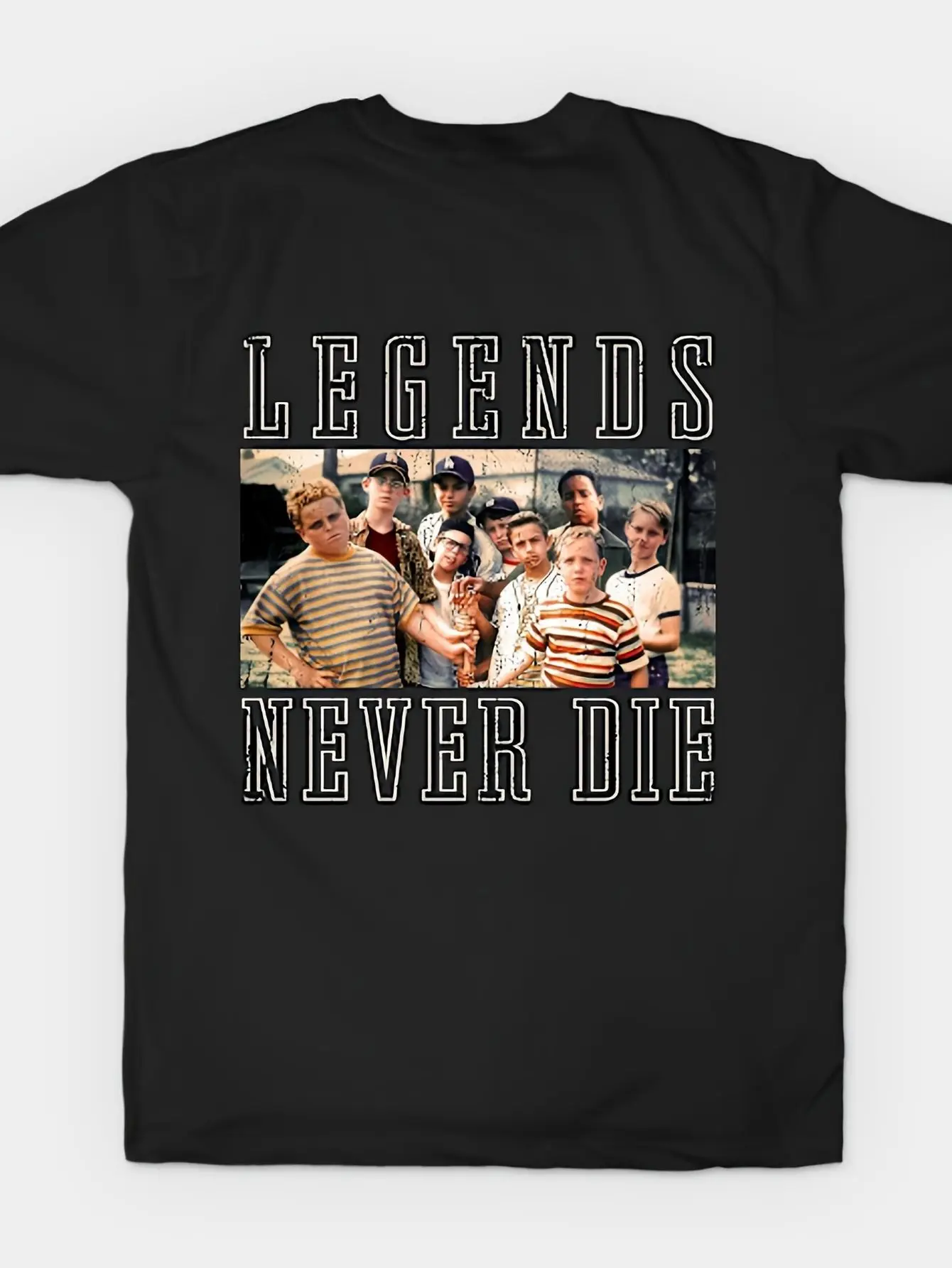 

Футболка THE SANDLOT LEGENDS NEVER DIE, 100% хлопок, канадская футболка, футболка ко Дню матери, 180 г S-XXXL, черный