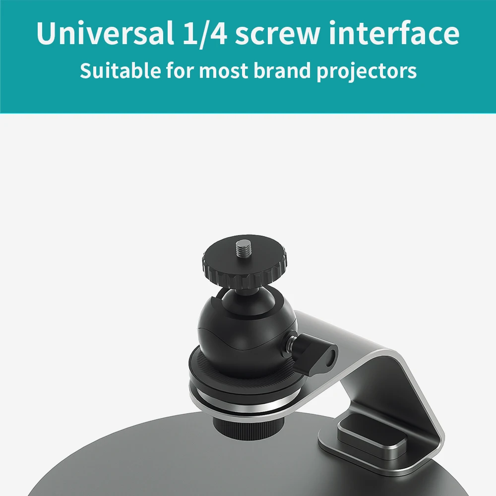 โปรเจกเตอร์โลหะขาตั้งอเนกประสงค์แบบหลายมุมขายึดปรับได้สำหรับแบรนด์อื่นๆ DSLR และโปรเจคเตอร์