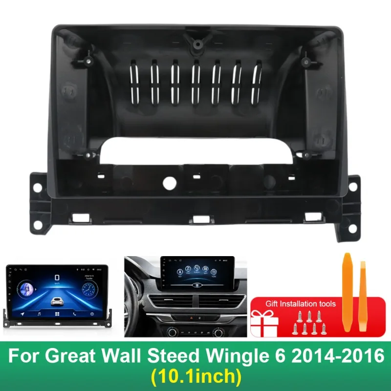 10.1 Inch Car Radio Fascia Frame For 2018 Great Wall Wingle 7 LHD Stereo Dashboard Panel Android Head Unit Mounting Kit
