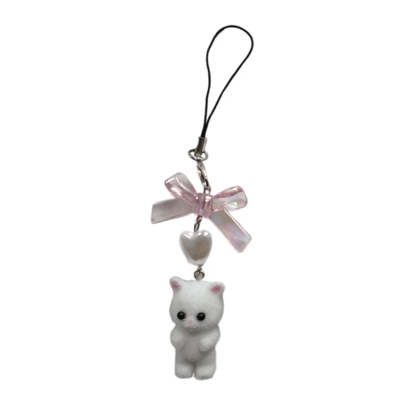 Animal Keychain Pendant Soft and Practical Phone Charm Keychains for Bag