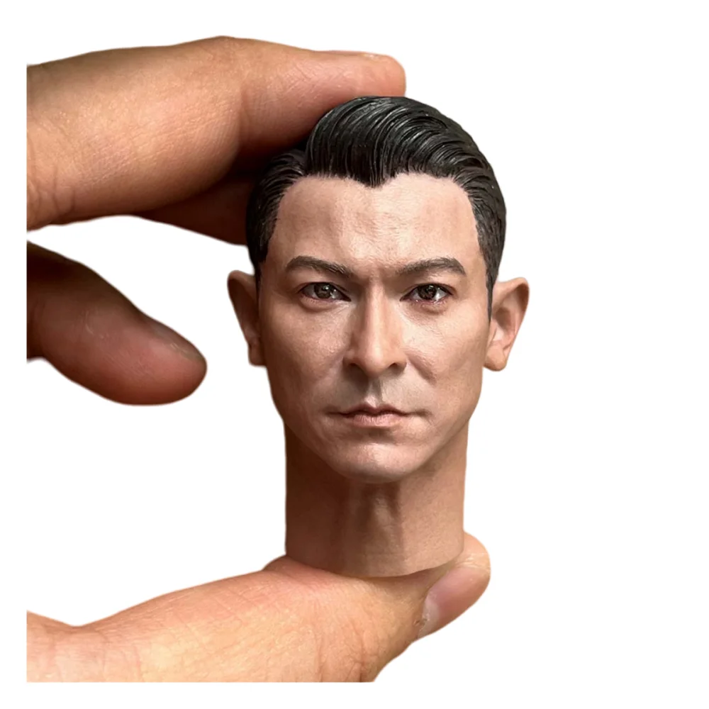 

1/6 Scale Head Carving Andy Lau Asia Star Male Soldier Model PVC Long Neck 12Inch Action Figure Body Doll