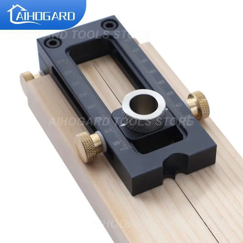 

in 1 Drill Puncher Locator Cross Oblique Flat Head Puncher Jig Woodworking Tools For Bed Cabinet Furniture Wood Connecting