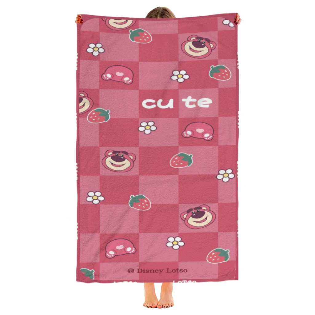 Lots-o'-Huggin' Bear Beach Towel  Poncho Bathing Towels Cover-ups Quick Dry Sand Free Yoga Spa Gym Pool