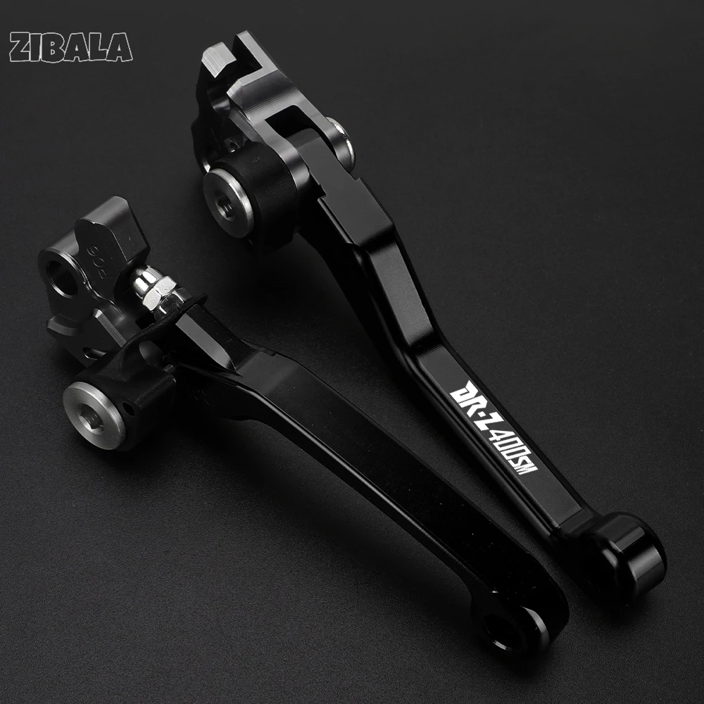 CNC الألومنيوم دراجة نارية الترابية دراجة التحكم الأمامي مقابض المحور الفرامل رافعة عتلات القابض لسوزوكي DRZ400SM DRZ 400SM 2000-2017