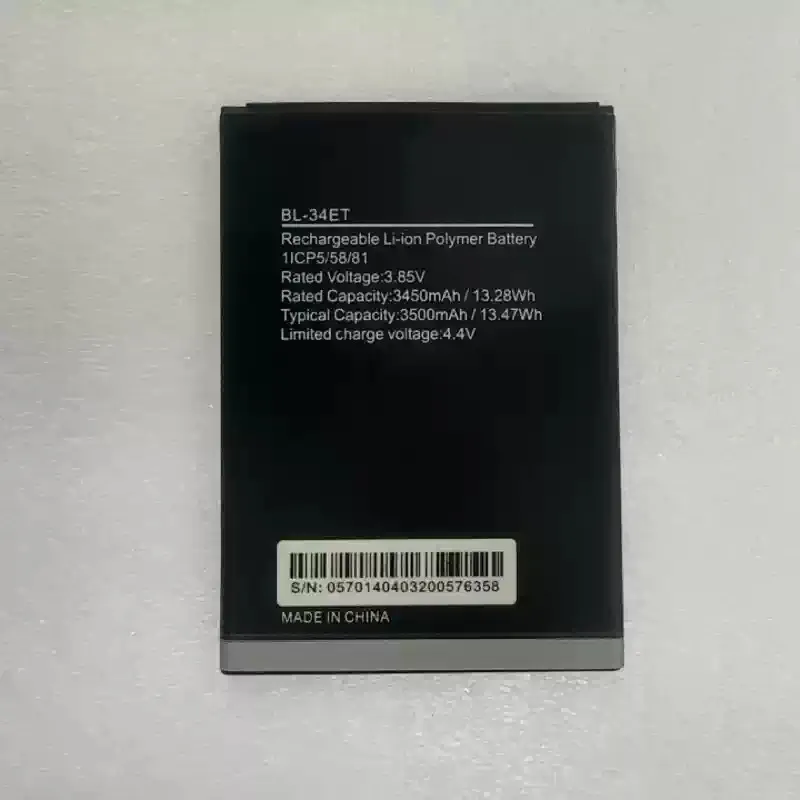 Original New BL-34ET High Quality Mobile Phone Battery For Tecno Pop 3 BB2 Neutral Lithium Battery BL-34ET 3500mAh Battery