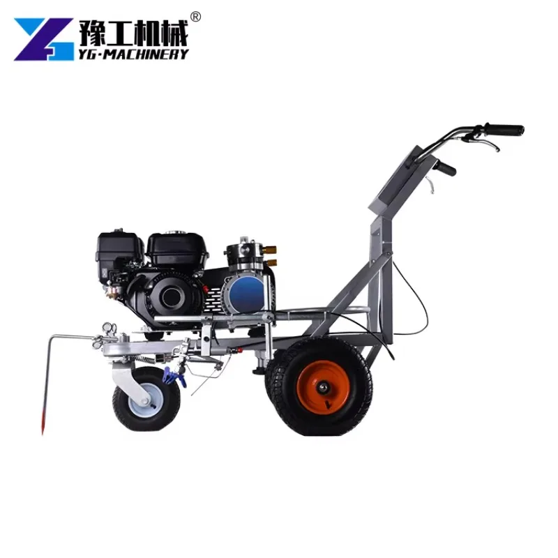 Two-Component Cold Plastic Spraying Road Marking Machine - Durable & Fast Drying