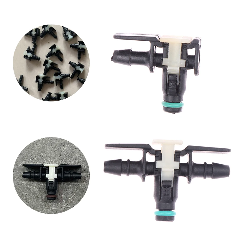 

10PCS Diesel Common Rail Injector Oil Return Tube Connect Joint 2 Ways 3ways / T-way L-way For 0445 110 Necessary Repair Tools