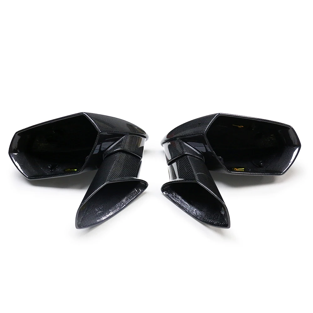 

Dry Carbon Mirrors for Lamborghini Huracan LP600 LP610 LP620 2014+ Exterior Mirror Cover Rearview Sider Mirrorcaps