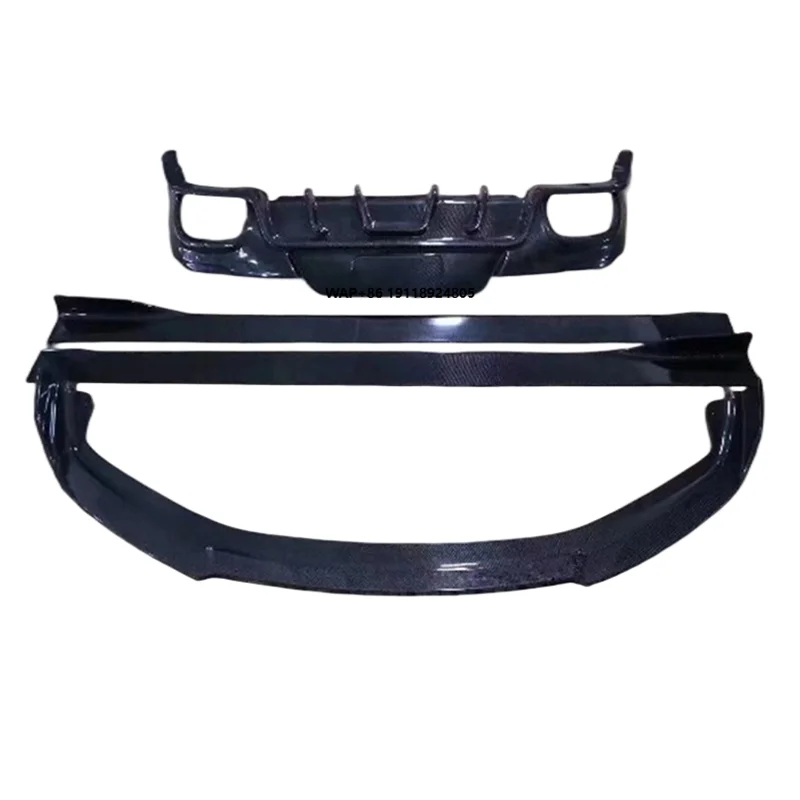 

For 14-16 Old Panamera 970 Has an Upgraded Carbon Fibre Front Lip Side Skirt and Rear Spoiler Double Rear Wing