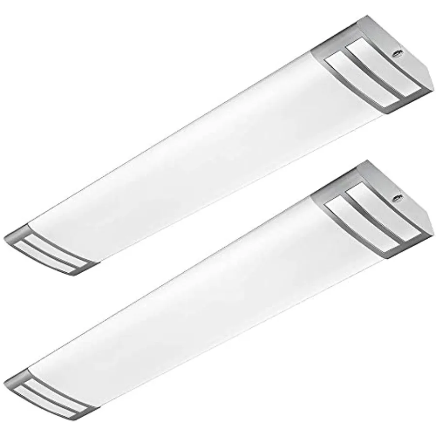 4Feet LED Flush Mount Linear Lights 40W 4500lm Kitchen Light Fixtures 4 Feet led Kitchen Ceiling Light fixtures for Living Room