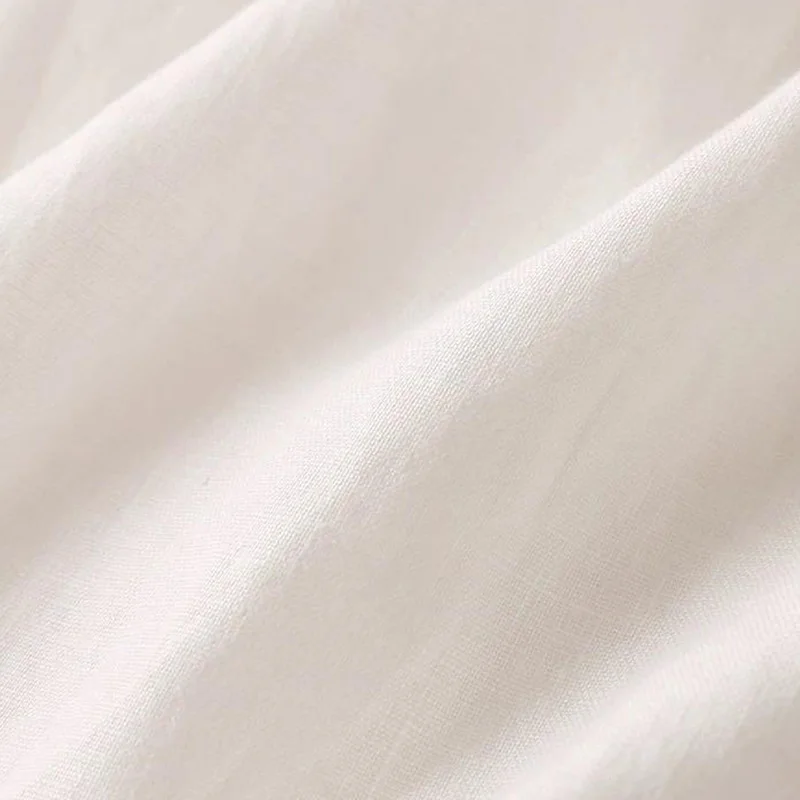 Mode Volle Länge Casual Hosen für Frauen Baumwolle Leinen Breite Bein Hosen Solide Sommer Hosen Weibliche Lose Hohe Taille Gerade Hosen – Detail 7