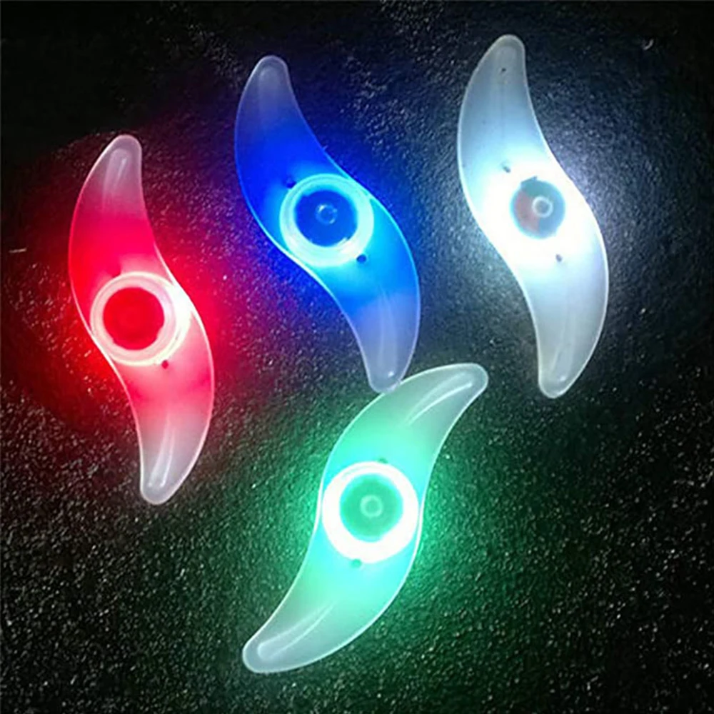 1pc/5pcs/10pcs LED rowerowy szprychy 3 tryby światło na koła nocnej jazdy na rowerze ostrzeżenie o bezpieczeństwie ozdobne koło kolorowe koło wiatru