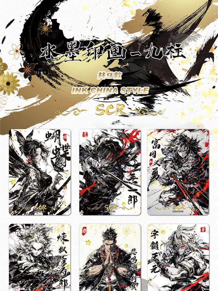 Wholesales New Demon Slayer Collection Card CCG Booster Box Party Games Collectible Cards