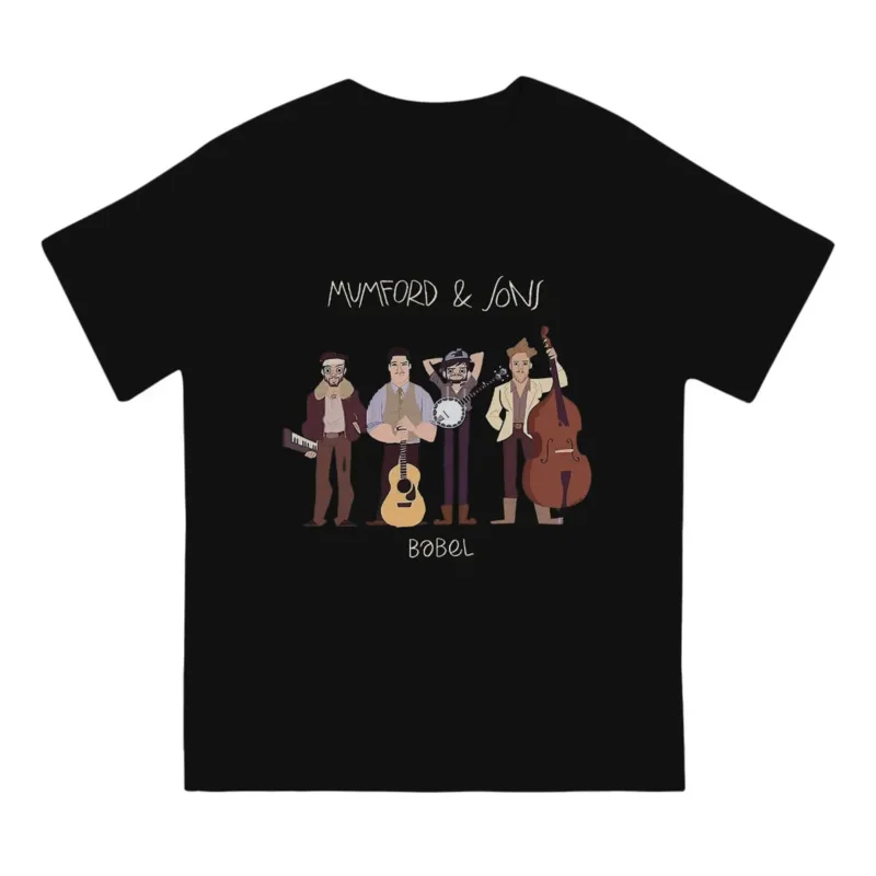 Babel T Shirts Men's  Awesome T-Shirts Round Neck Mumford And Sons Tee Shirt Short Sleeve Tops Printed