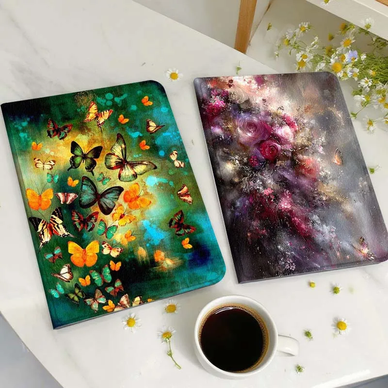 

Colorful Butterfly Art Print Gift Tablet Case For Huawei Honor MatePad MediaPad Air 5 6 7 11 V6 V7 V8 V9 X9 X8 T10 T10s C5e T5