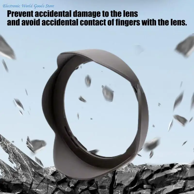 A3PD LB1001 77Mm Collapsible Reverse Flower Lens Hoods For 17-35Mm F2.8-4D Protects Front