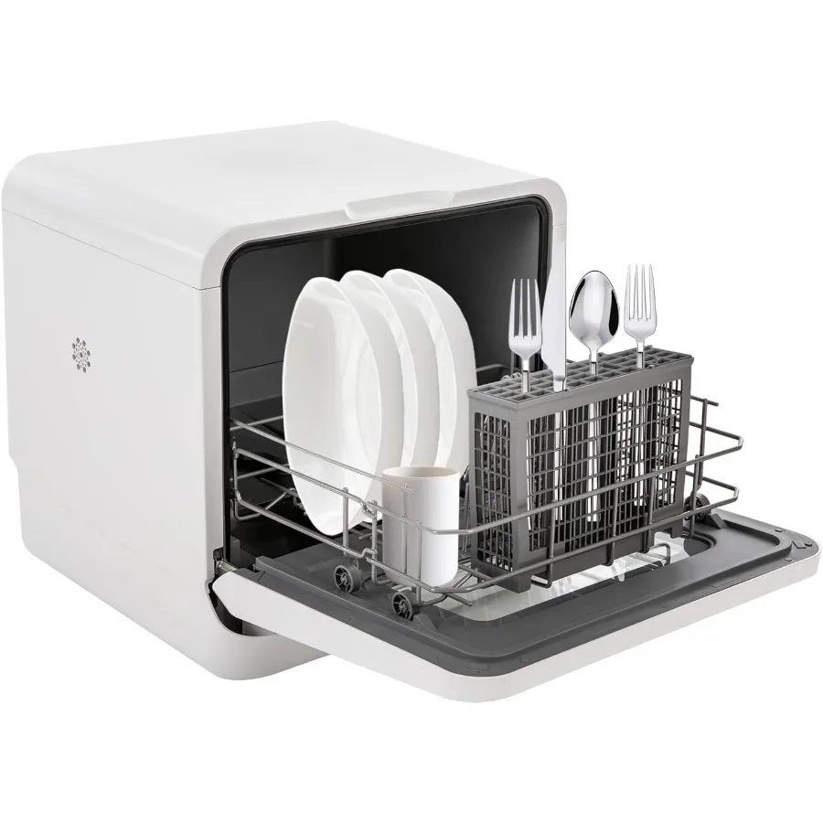 

Portable Countertop Dishwasher 785W Compact for Small Houses Apartments Dorms Boats Campers RVs 120V Plug US Standard Stainless