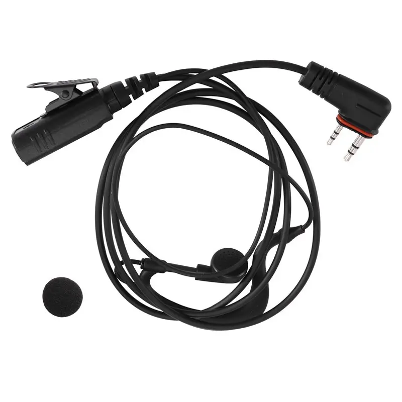 

FULL-Walkie Talkie Earhook Headset For ICOM A24, A25CE, A25N Aviation Two-Way Radios Headphones Accessory