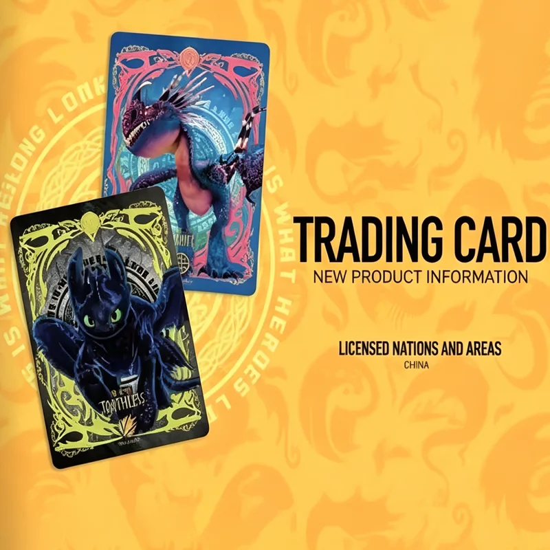 Genuine Official Kayou How To Train Your Dragon Card Dragon Hunt Wind Rider Pack Movie Cartoon Anime Children'S Collected Gifts
