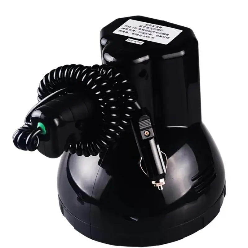 12V 55W 6500K Spotlight, Super Bright LED Flashlight Handheld Spotlight 3000 Meters Range, Large Flashlight Searchlight