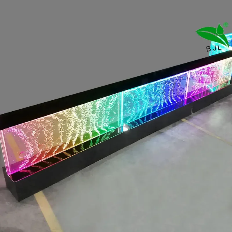 custom.Custom Made Color Light Led Dancing Fountain Bubble Wall Room Divider Home, Bar, Hotel, Restaurant Deco