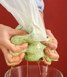 10 pcs manual reusable vegetable squeeze net squeeze bag press universal for kitchen cooking big small size