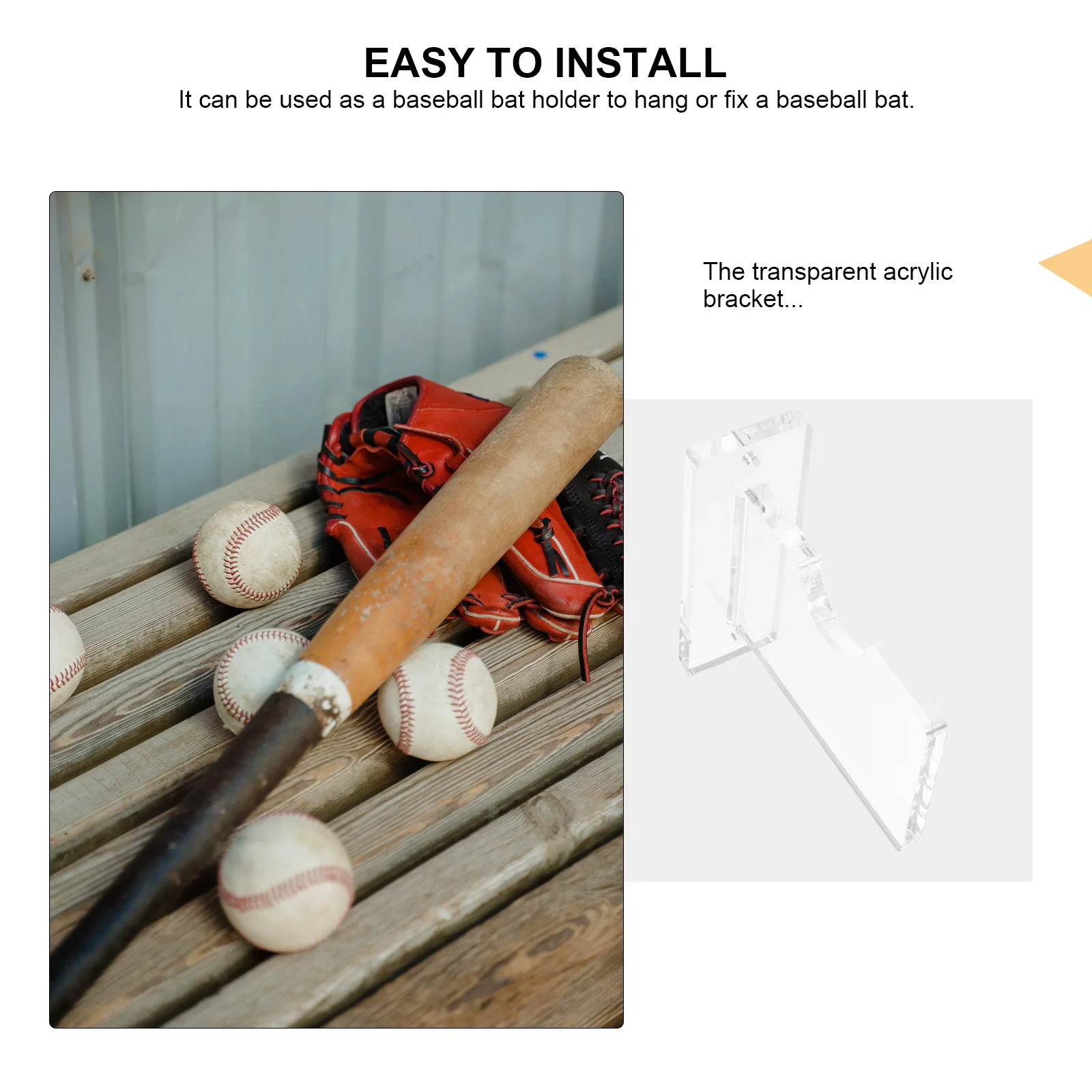 

Baseball Bat Desktop Stand Storage Rack Display Stands Ornament Softball Holders