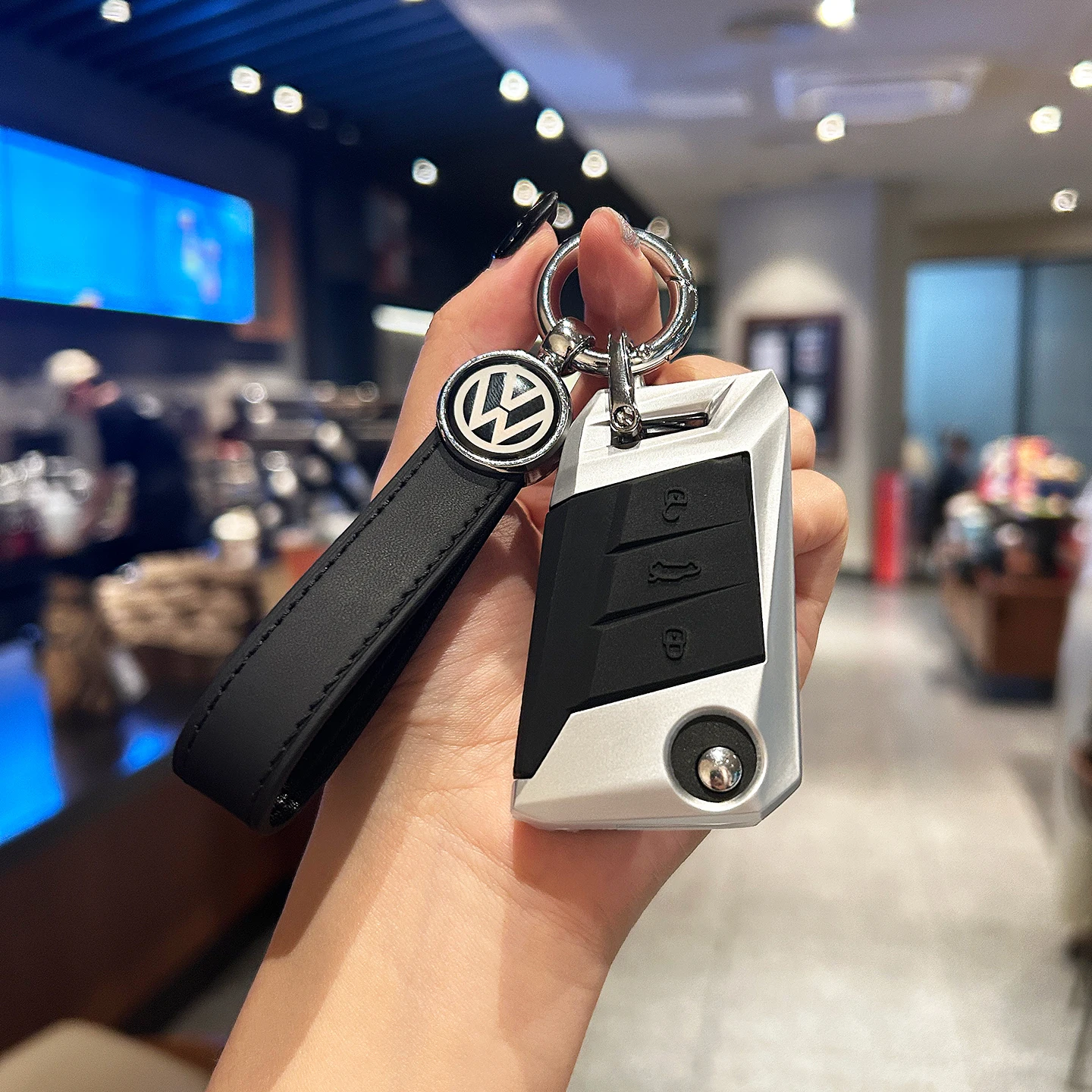 

Для Volkswagen VW Polo Golf 7 Passat Tiguan MK2 Beetle Ateca Caddy T5, складной чехол для автомобильного ключа, аксессуары